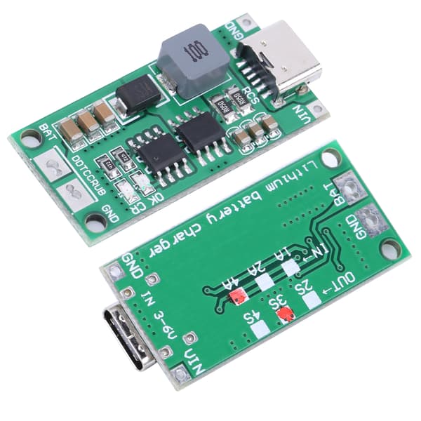 Li-ion Batteriladermodul Boost Ladebrett 3S 4A DDTCCRUB Elektronisk Komponent