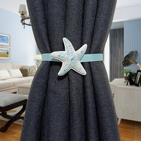 Curtain Holdbacks Starfish Curtain Tie Backs Soljet ikkunaan