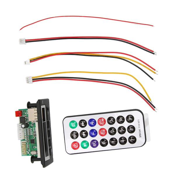 Bluetooth Decoder Board Håndfri Support USB Hukommelseskort FM Radio MP3 WMA Dekodningsmodul til Bil 12V