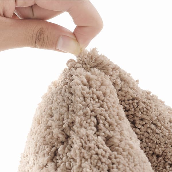 Absorberende Halvcirkelformet Køkkenmåtte Dør Måtte Tæppe i Mikrofiber