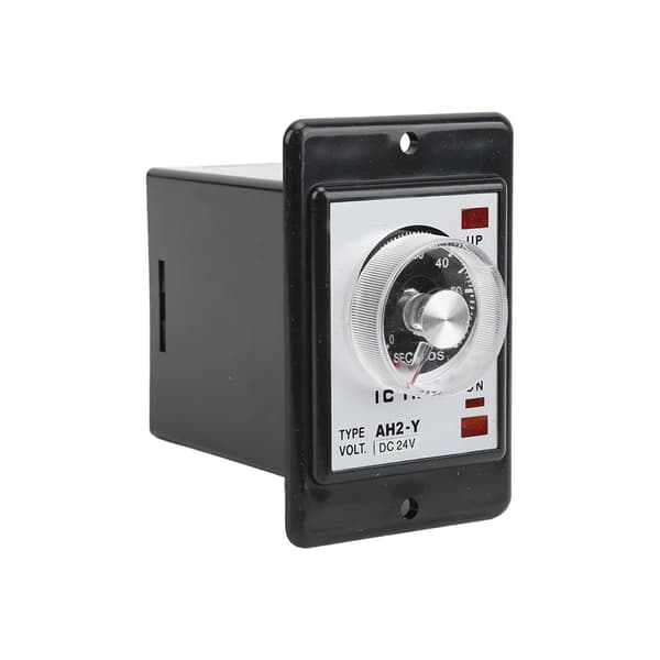 AH2‑Y 60S Tidsrelæ Lille Pointer Tidskontrol Knap Kontrol Tidsrelæ 8 Ben Timer 24VDC