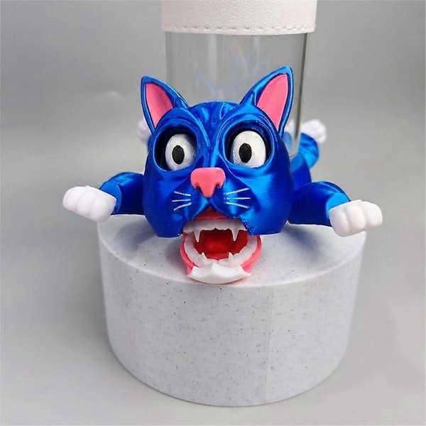 【BQ】Panicked Cats Varmebestandig Koppmatte Isolasjonspute-Blå Blue