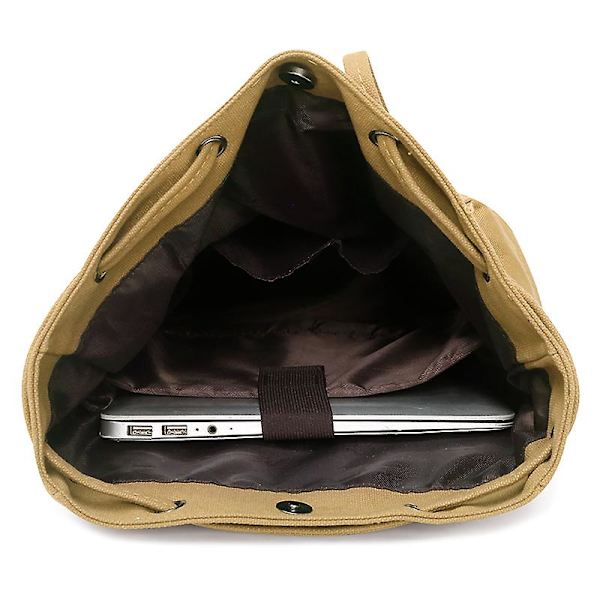 Lærredsrygsæk Mænd Rygsække Stor Mandlige Mochilas Casual Skoletaske Til Teenagere Drenge Højkvalitets Mænd Rygsæk Rygsæk Gray
