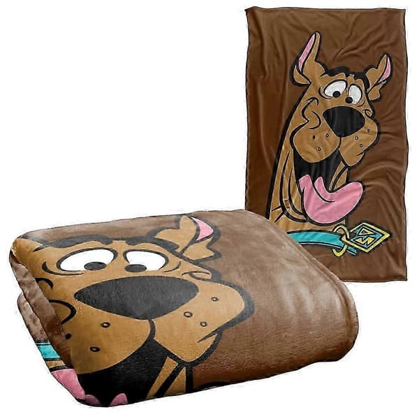 Scooby Doo Scooby Glad Silkeaktig Supermykt Teppe 80x60in 150x200cm