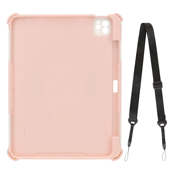 Skyddande cover Heavy Duty Pc Tpu Tablet Stötsäkert case med avtagbar axelrem för Ios Tablet Pro 2022/2021 11in Pink