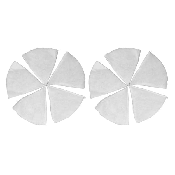 10 STK Konisk Eksosventil Filter Bomull Konisk Luftventil Filterark for Zehnder for Helios for Maico Ventilasjonssystem