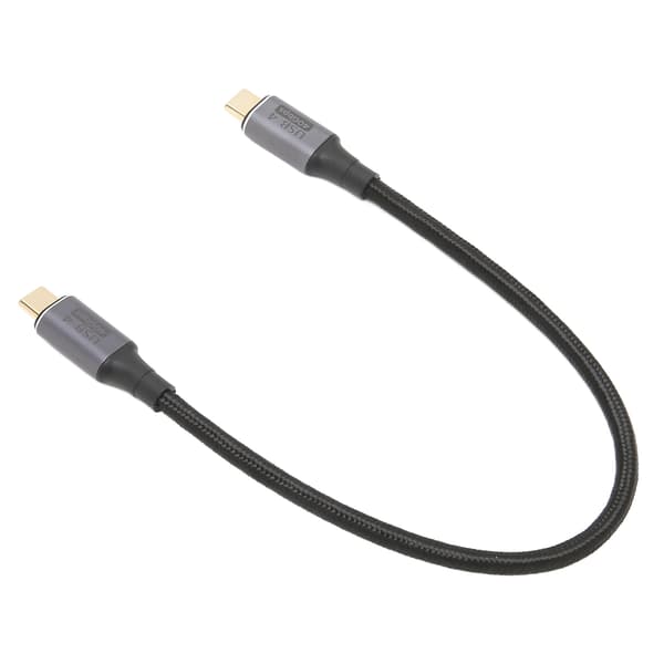 USB4-kabel 40 Gbps hurtiglading PD 8K 60 Hz Type C 30 cm
