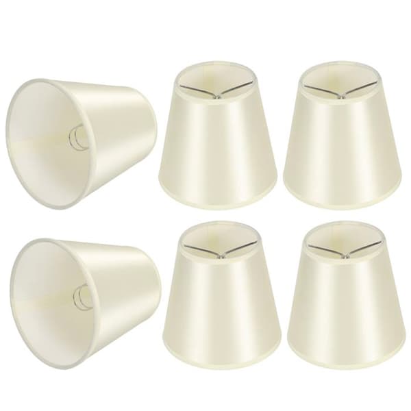 Set med 6 moderna vägglampskärmar för sovrum, hall, arbetsrum, dekoration