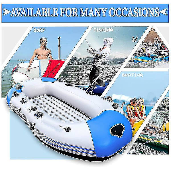 ny stil 4pcs Surfboard Dinghy Boat Pvc Patch With D Ring Rigging Kit