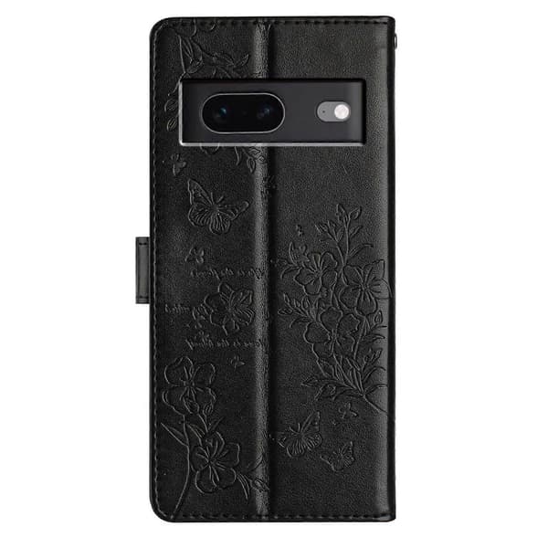 【BQ】Fjäril Kärlek Blomma Skal Kompatibelt med Pixel 6 Pro - Perfet Black