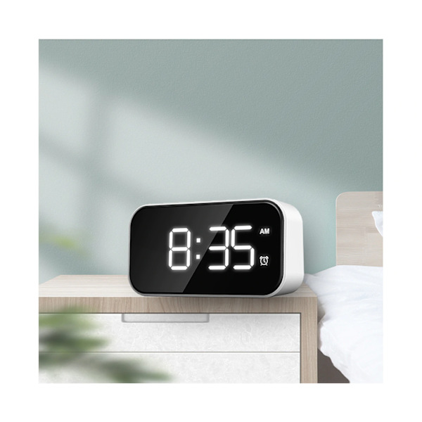 Vækkeur Touch Control Snooze-funktion Fuldskærms LED Digital