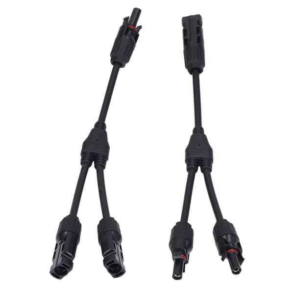 Y-gren Parallel Adapter Messing PPO 3-vejs Solar Stikforbindelse 2 til 1 Batteripanel Konnektorer 1000V