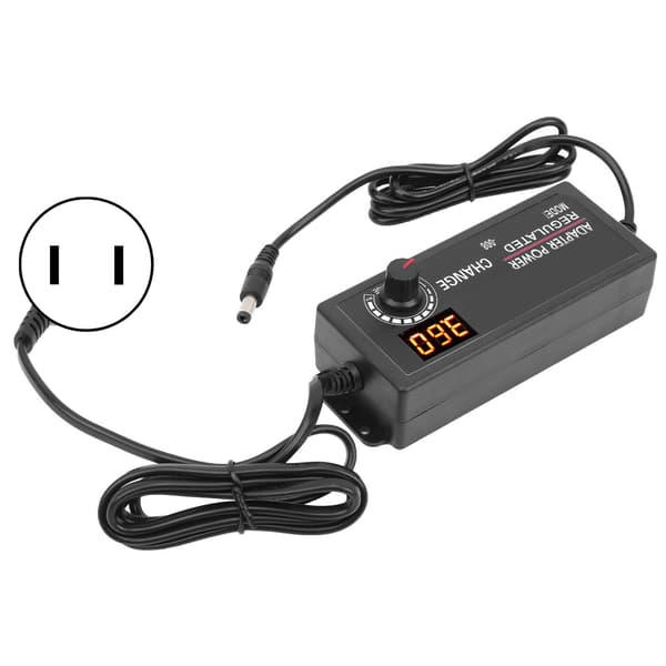 3‑24v3a Säädettävä säädelty sovitin 72W DC-tehonsäädinsovitin AC110~240V US-pistoke