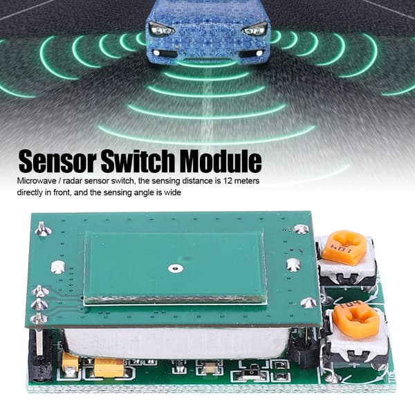 Mikrobølge Radar Sensor Bryter Modul Sterk Anti-Interferens 5.8GHz DC5V HFS DC06