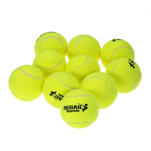 10 stk/pose Tennis træningsbold Øv høj modstandsdygtighed Træning Holdbar