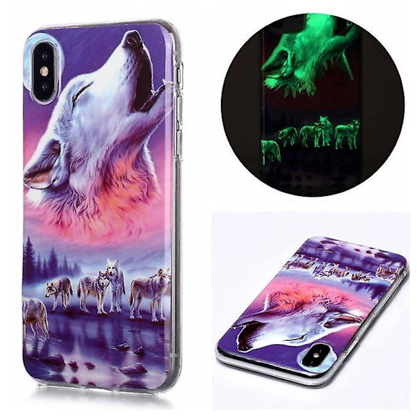 För Iphone X / Xs case(sju vargar)