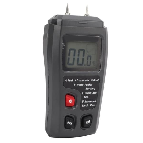Fuktighetsmåler Bærbar Nåltype Trefuktighetsdeteksjon Testmåler Automatisk Avstenging