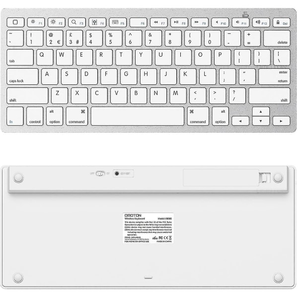 Bluetooth Keyboard Compatible With New Ipad 10.2(9th Gen 2021/8th white