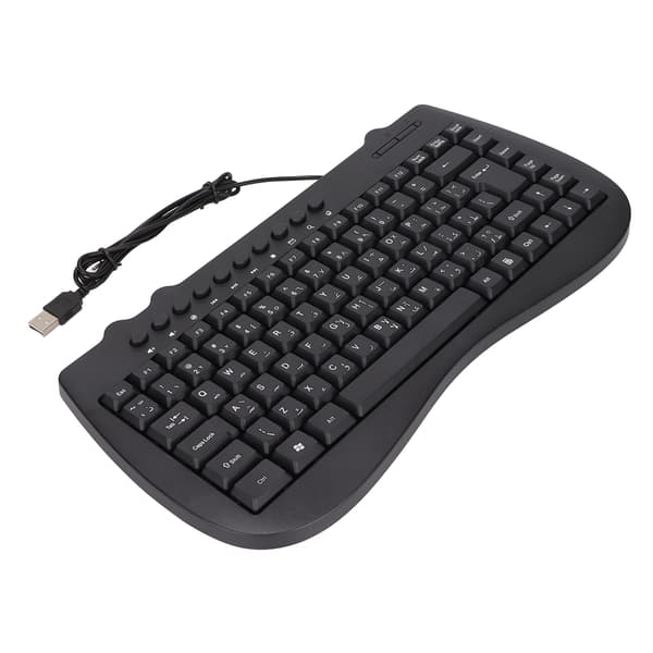 Stille og kompakt 95-tasters kablet mini USB-tastatur for stasjonær PC
