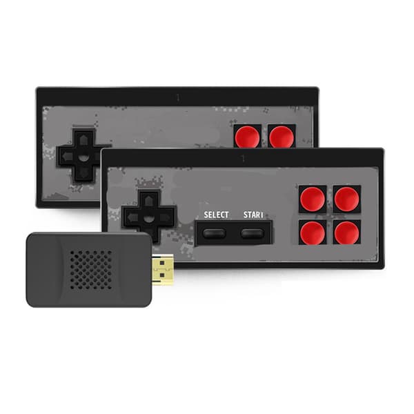 【BQ】Y2SHD PLUS videospillkonsoll med 1700 klassiske spill og en trådløs mini retrokontroll