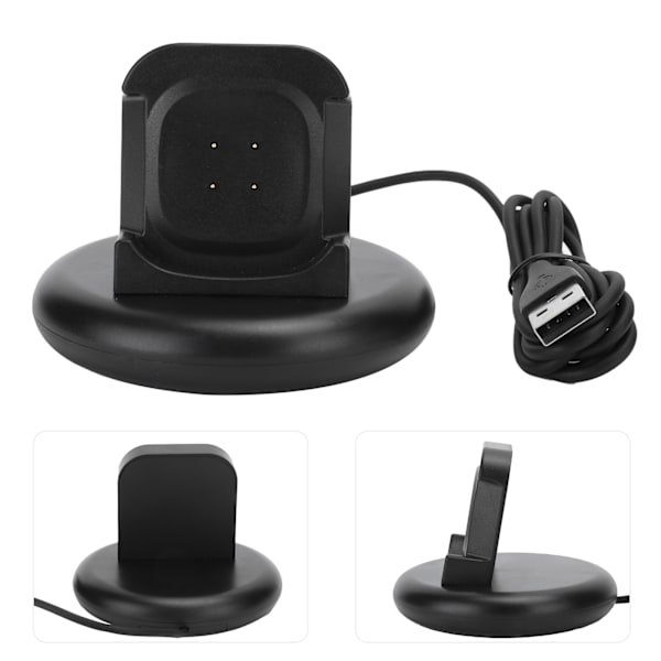 Bærbar oplader dockingstation til Fitbit Versa 3/Sense Smartwatch
