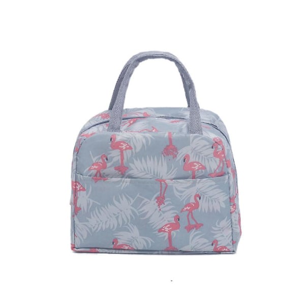 Lasten aikuisten lounaskassi, eristetty kylmälaukku piknik-laukku koulun lounaslaatikko Flamingo Flamingo