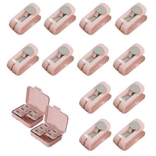 12 kpl No Pins Pussilakiinnikkeet Quilt Fix Clip