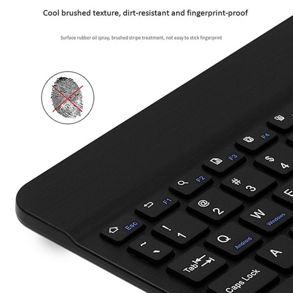 Tablet-etui+tastatur til M40 P20hd Iplay20 /pro Trådløst tastatur+tablet-etui til alle 10,1 tommer bord Black