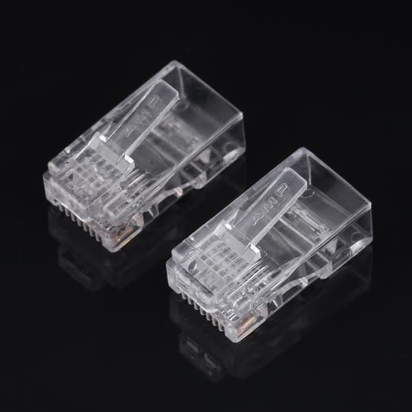 Cat5 Cat5e RJ45 Nettverkskabel Modulære plugghoder - 100 STK/PARTI