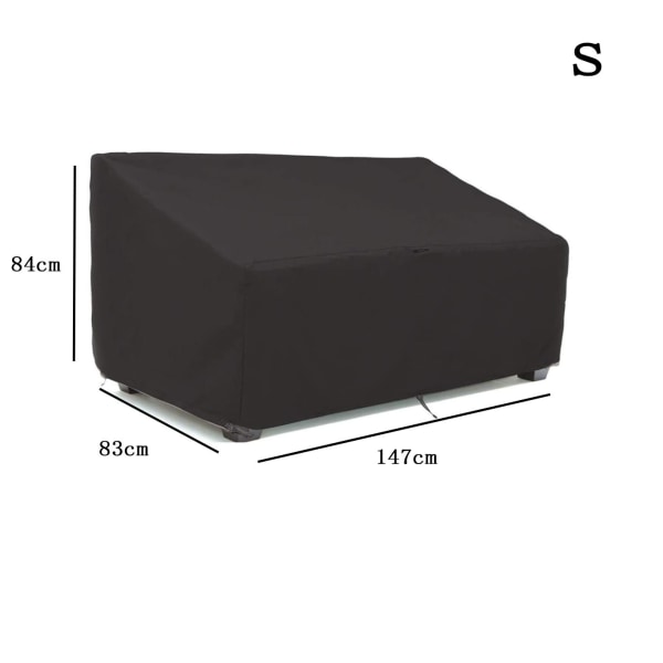 Puutarhakalusteiden cover-210D-ulkopihan puutarhapenkki 147×83×79
