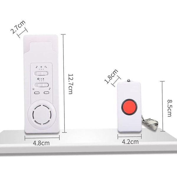 Wireless Caregiver Smart Personal Pager System Alarmopkaldsknap til nødhjælp