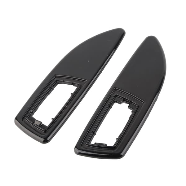 2 st Sidoblinkers Ram Set Bil Anpassningar Ersättning för Vauxhall Corsa D Range 2006‑2014 Glansigt Svart
