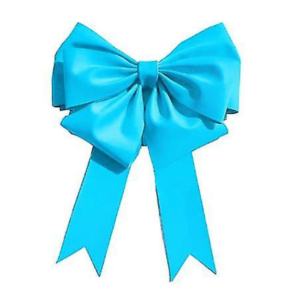 Gjør-det-selv juledekorasjon Stor sløyfe Butikk Vis bryllupsbuefestlighet Light blue