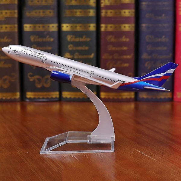 1/400 16 cm Diecast Plane With Base Educat Kids Legetøj A330 Uk 747 Uae A Plane UAE A380