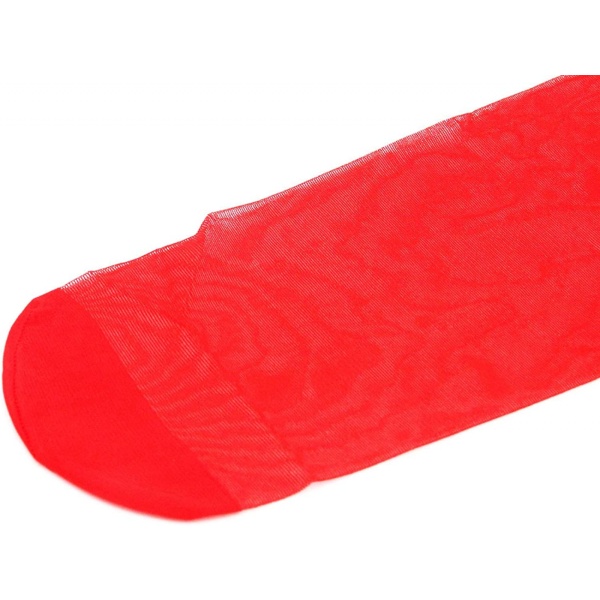 Den nya AVEKI Älskvärda sexiga långa silkestrumpor 8cm 2 par, röda