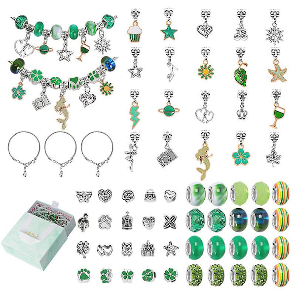 Söt rosa lila blå färg presentförpackning DIY barns Unicorn set Green Gift Set