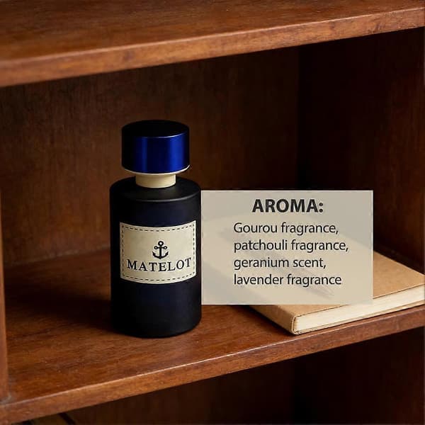 【BQ】Nautical Eau de Parfum 100ml Frisk Marin & Treaktig, Arabisk Inspirert Langvarig AA