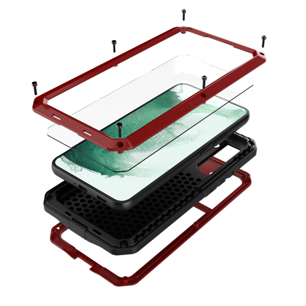 Samsung Galaxy S22 - HEAVY DUTY Aluminiumskal Silver