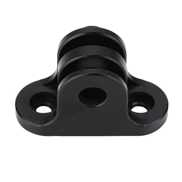 Cykelcomputer Metal Beslag Kamera Adapter Montering til Gopro (Sort)