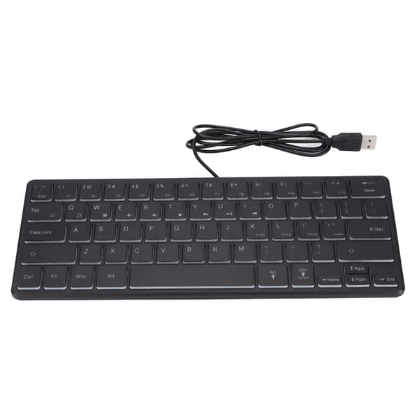 Kablet Gaming Tastatur 64 Taster Mini RGB 3 Baggrunde Desktop Notebook Computertilbehør