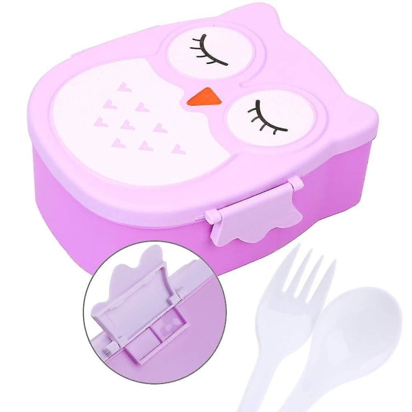 Lounasrasia – Set , 2 uudelleenkäytettävien ruokailuvälineiden lounaslaatikkoa Lounasastioita lapsille (sisältää ruokailuvälineet)
