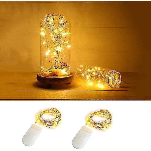 2st Fairy Lights 5.56ft 20 Mini Leds String Lights