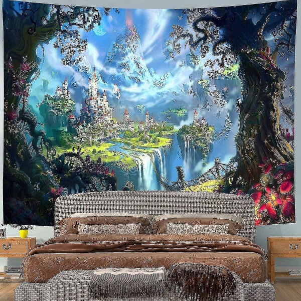 Metsälinnan seinäriipus, Psykedeelinen unelma Tapestry Fairy Tale Tapestry
