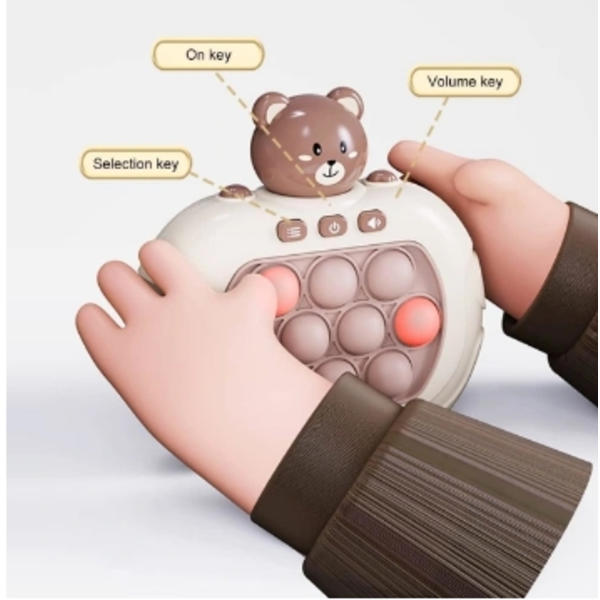 Den nya Pop It Game - Pop It Pro Light Up Game Quick Push Fidget-spel Pink Rabbit pink