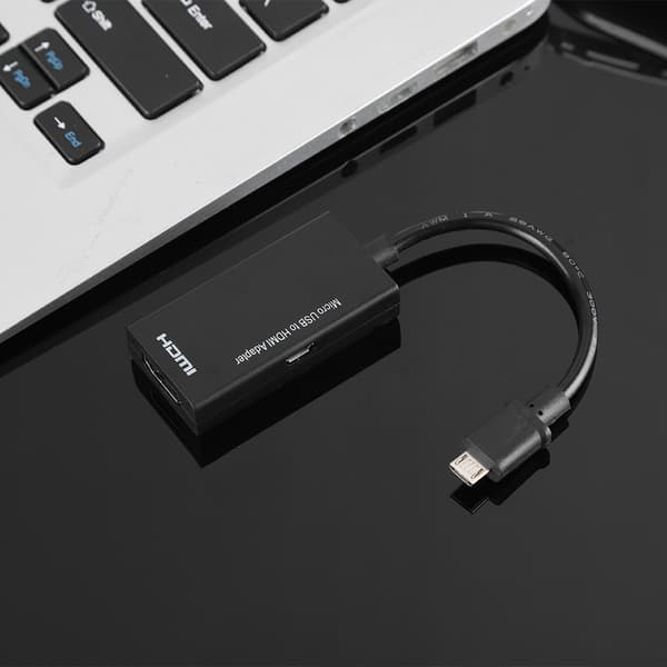 Micro USB - HDMI-sovitin Android-laitteille 1080P videolla ja 8-kanavaisella stereosoundilla