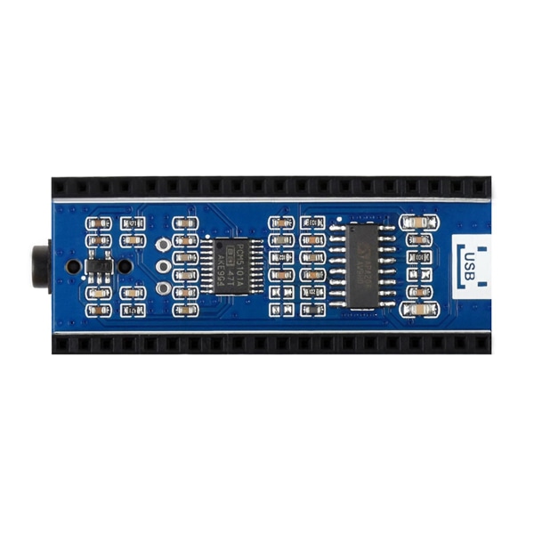 Ljudexpansionsmodul Pico-ljud för Raspberry Pi Pico med Pcm5101a power