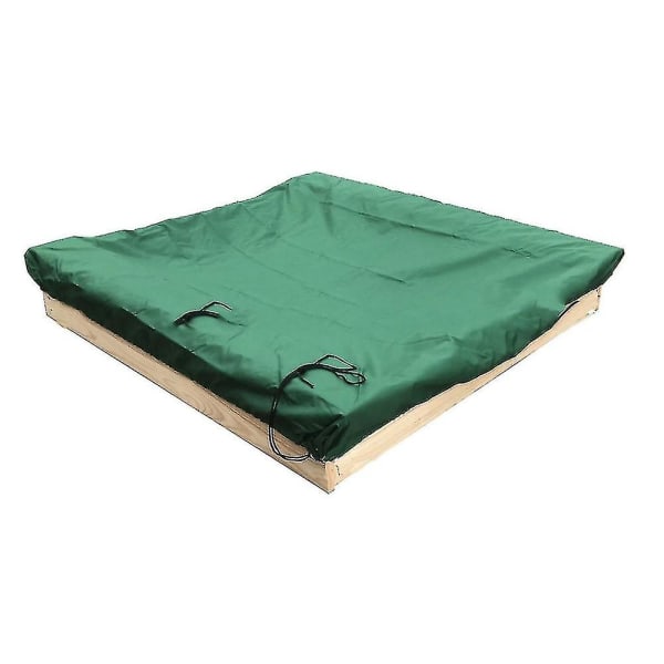 Støvtæt beskyttelse Sandkasse Cover Vandtæt Sandkasse Pool Cover Black 200*200