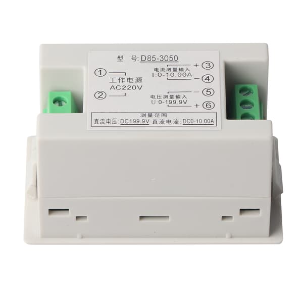 D85-3050 Digital DC Voltmeter Amperemeter Volt Ampere Meter DC0-199.9V DC0-10.00A