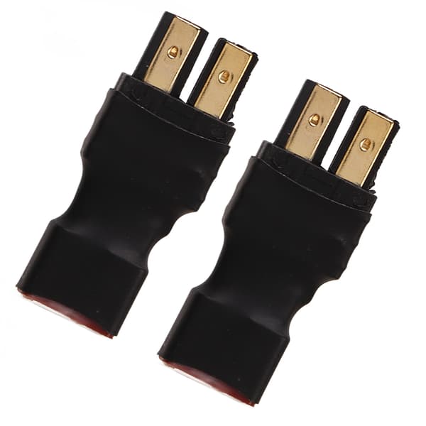 2 stk. T Hun til Han Adapter til RC Biler Fly og Skibe