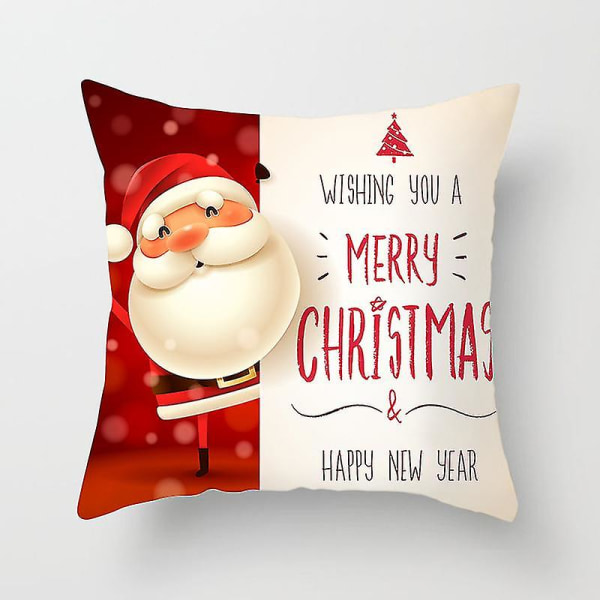 45x45cm Jultomte Cover Bil Hem Soffa Dekoration Örngott 1 1